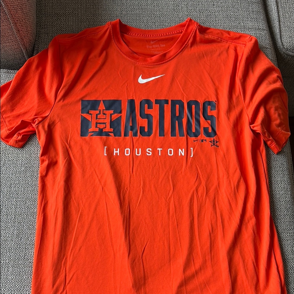 Nike Houston Astros Orange Dri-Fit T-Shirt - Size M
